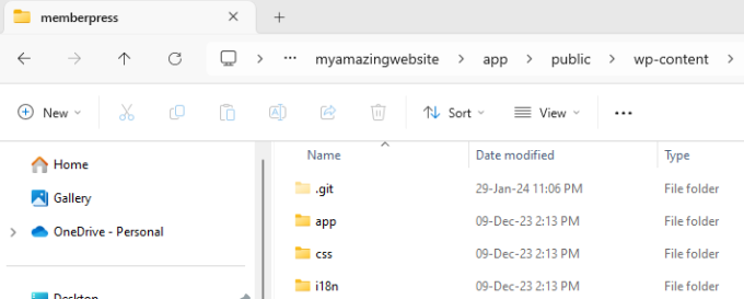 View hidden git folder View hidden git folder