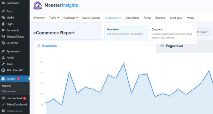 MonsterInsights を使用して WooCommerce でコンバージョン追跡を設定する方法 MonsterInsights を使用して WooCommerce でコンバージョン追跡を設定する方法