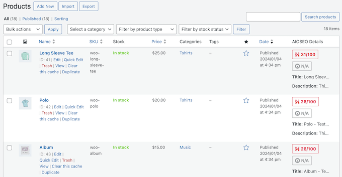 Managing your store inventory using WooCommerce Managing your store inventory using WooCommerce