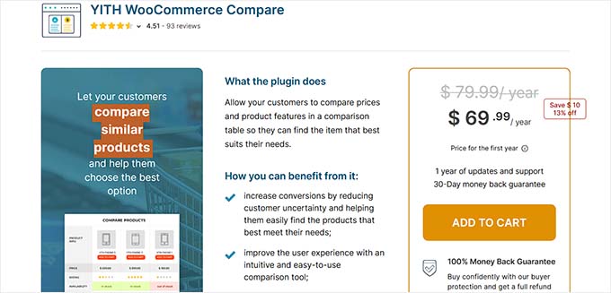YITH WooCommerce Compare YITH WooCommerce Compare