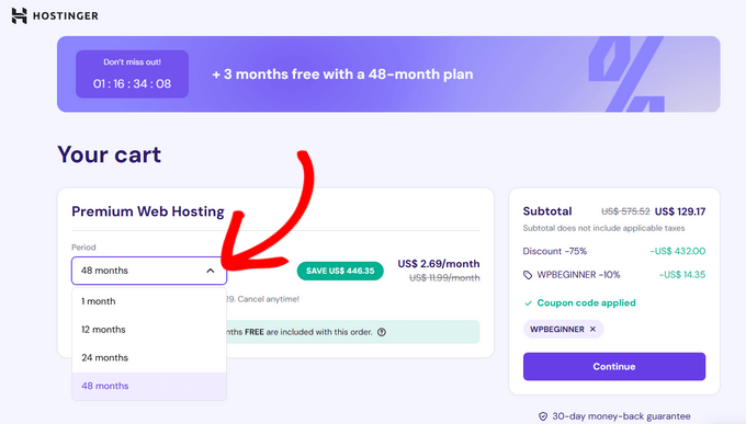 Hostinger 支払い期間 Hostinger 支払い期間