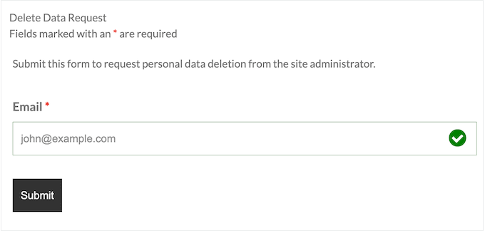How to allow users to request their personal data How to allow users to request their personal data