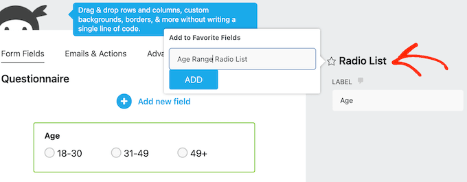 Saving a custom form field Saving a custom form field