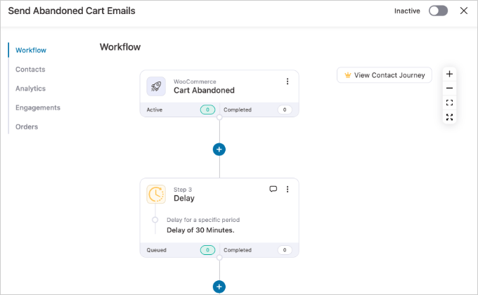 FunnelKit Automations Automation Editor