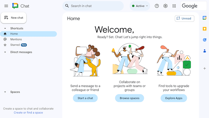 Communicating with co-workers, partners, and other contacts using Google Chat Communicating with co-workers, partners, and other contacts using Google Chat