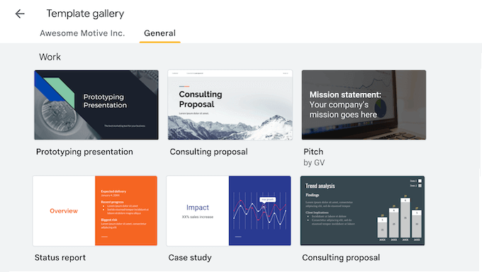 Creating a presentation using a ready-made template Creating a presentation using a ready-made template