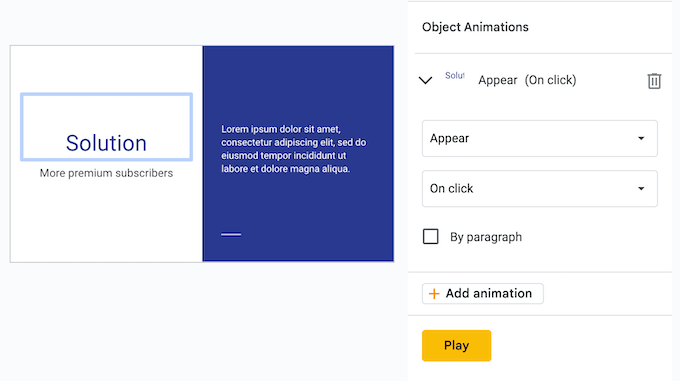 Adding animations to your Google slides Adding animations to your Google slides