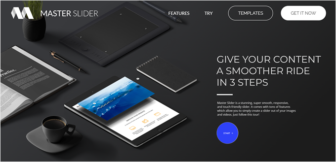 Master Slider's homepage Master Slider's homepage