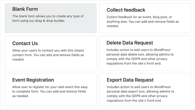 An example of a professionally-designed form template An example of a professionally-designed form template