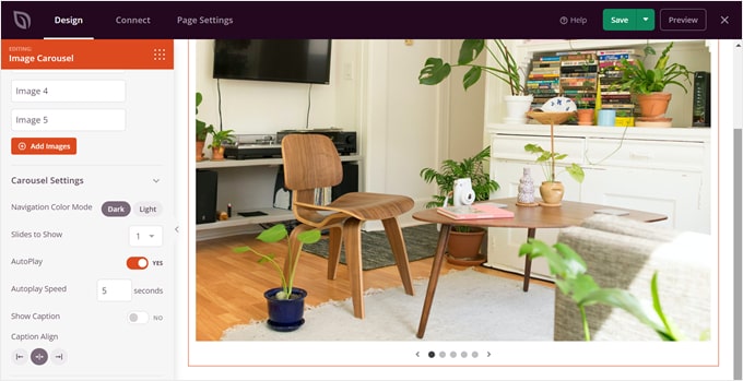 SeedProd's image carousel block SeedProd's image carousel block