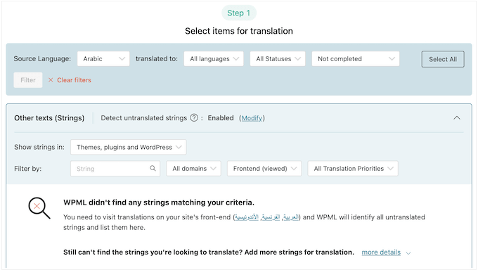How to detect untranslated strings on your WordPress website