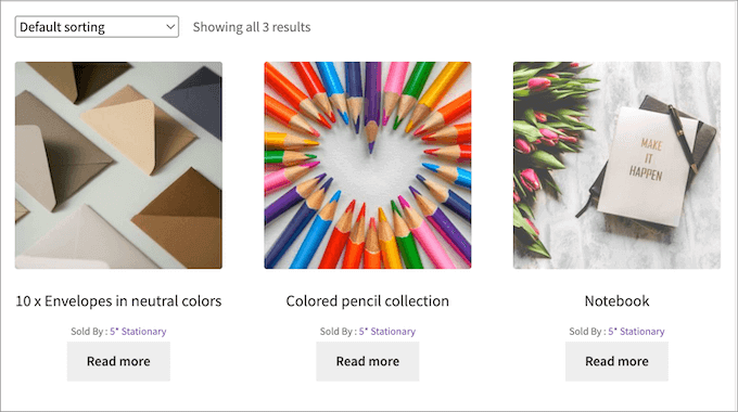 vendor storefront example vendor storefront example
