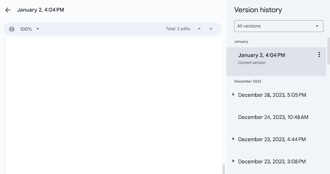 Reverting to an earlier version of a cloud-based document Reverting to an earlier version of a cloud-based document