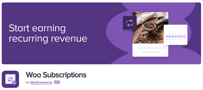 Woo Subscriptions eklentisi banner'ı