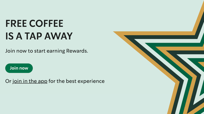 Card de fidelitate Starbucks