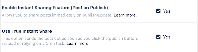Partajarea postărilor WordPress la publicare