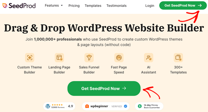 Example of a CTA Button With an Arrow Example of a CTA Button With an Arrow