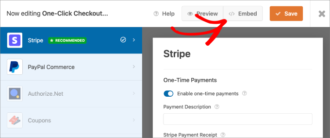 embed WPForms embed WPForms
