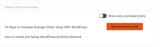 Excluderea postărilor specifice din programul dvs. de partajare automată