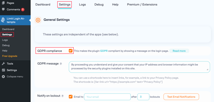 Limit Login Attempts Limit Login Attempts