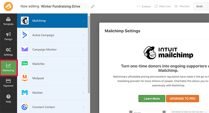 Integrazioni Charitable