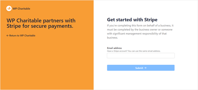 conexiune Stripe caritabilă conexiune Stripe caritabilă