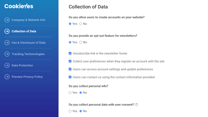 WordPress web siteniz için gizlilik politikası nasıl oluşturulur