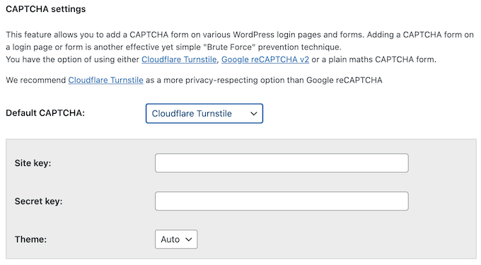 Come aggiungere un CAPTCHA al tuo blog o sito WordPress Come aggiungere un CAPTCHA al tuo blog o sito WordPress