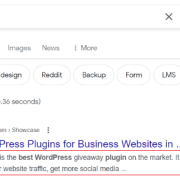 Meta descrição no Google