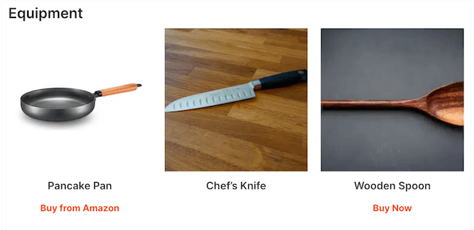 Lägga till affiliatelänkar till din receptblogg