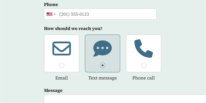 Image icon form field Image icon form field