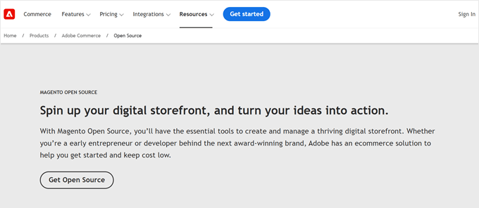 Magento Open Source Magento Open Source