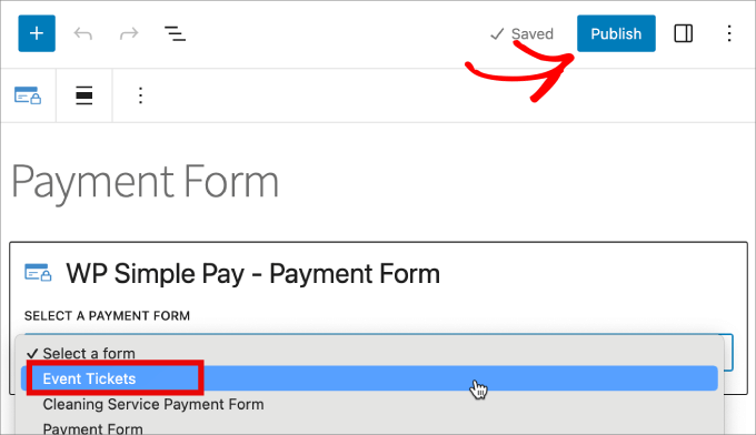 Formular für die Veröffentlichung von Veranstaltungstickets
