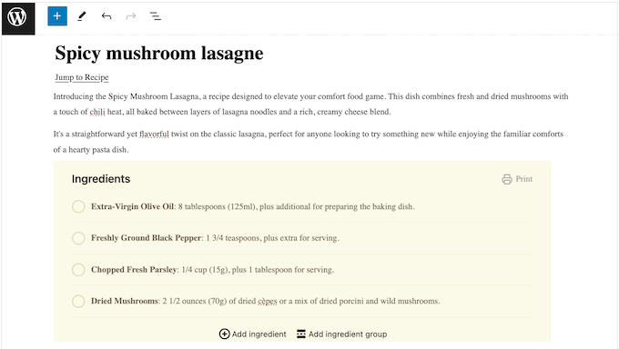 Skapa en anpassad layout för din matlagningsblogg