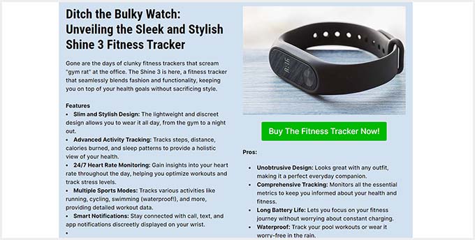 Preview of a product review article in SeedProd Preview of a product review article in SeedProd