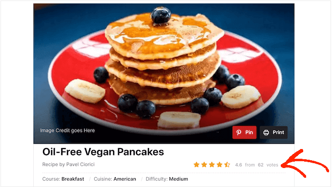 Låta läsare lämna ett stjärnbetyg