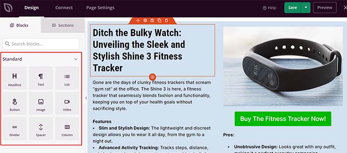 Use blocks to create a product review Use blocks to create a product review
