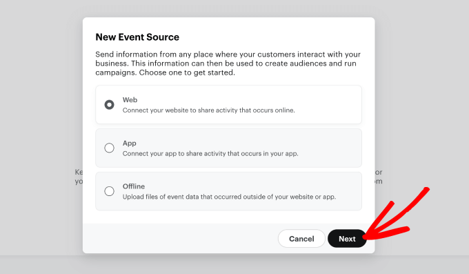 web event source web event source