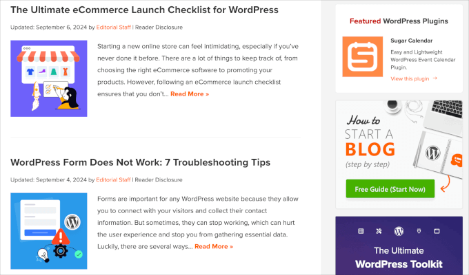 miniaturas WPBeginner