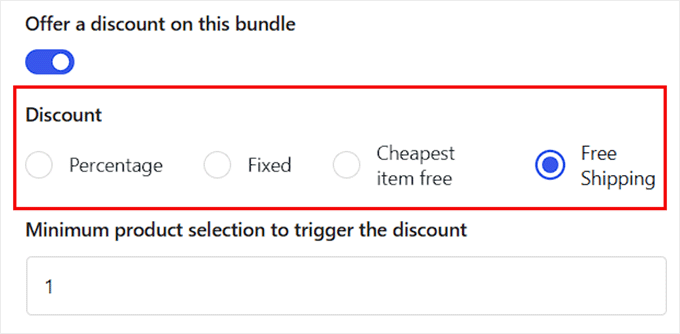 Add a discount offer