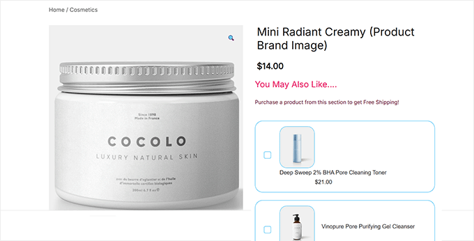 Complementary products preview