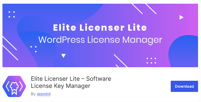 Ücretsiz Elite Licenser WordPress lisanslama yönetim eklentisi