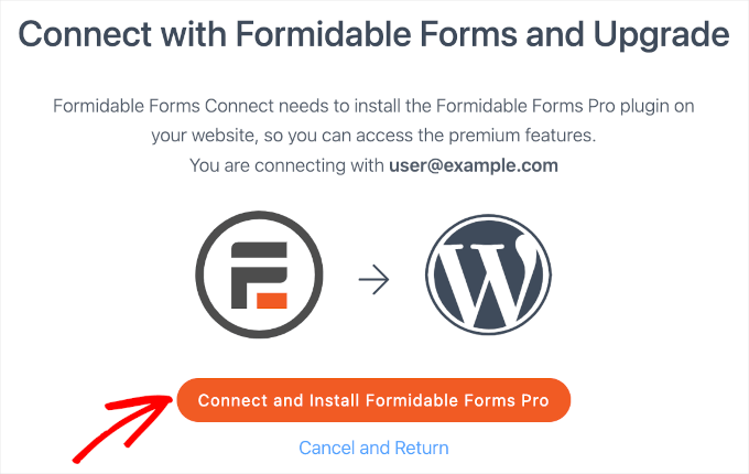 formidableforms-connectinganaccount Connecting a Formidable Forms pro account
