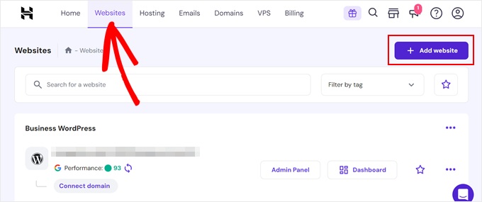 Agregar un nuevo sitio web en Hostinger Agregar un nuevo sitio web en Hostinger
