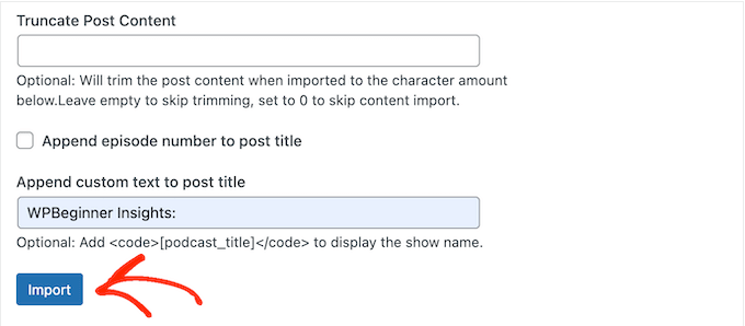 Automatisk import av podcastavsnitt till WordPress