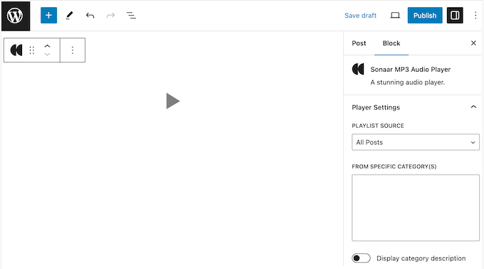 Cum să adăugați un player MP3 pe orice pagină sau postare