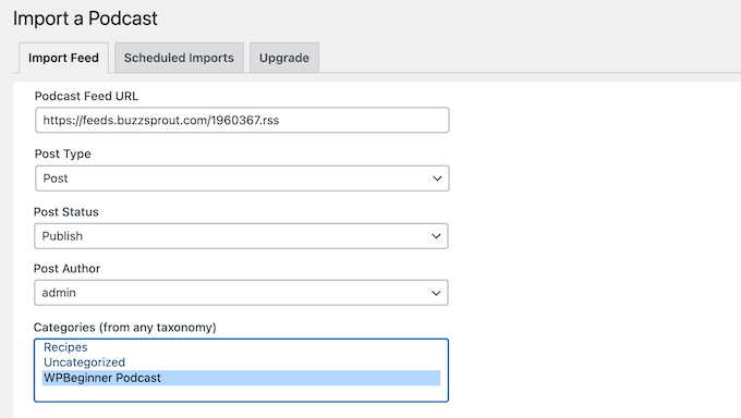 Hur man importerar podcastavsnitt till en WordPress-blogg eller webbplats