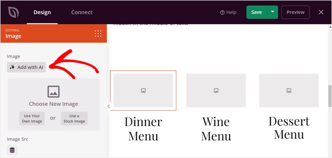 Agregar una imagen creada con IA en SeedProd Agregar una imagen creada con IA en SeedProd