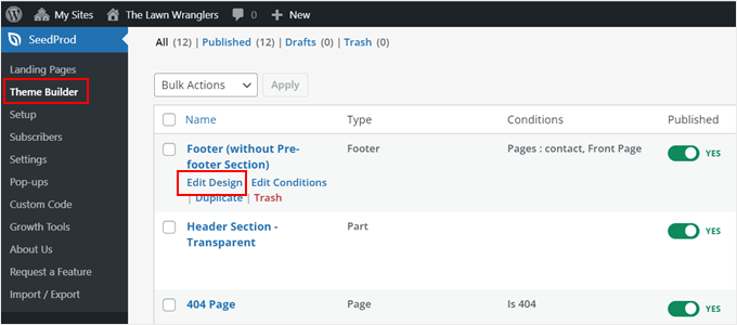 Editar tu tema de SeedProd después de generar el tema con IA Editar tu tema de SeedProd después de generar el tema con IA