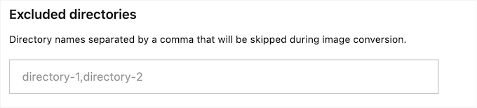 Wykluczanie katalogów z procesów optymalizacji obrazu